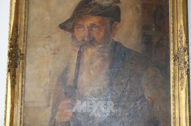 Gemälde ''Portrait eines Bergbauern