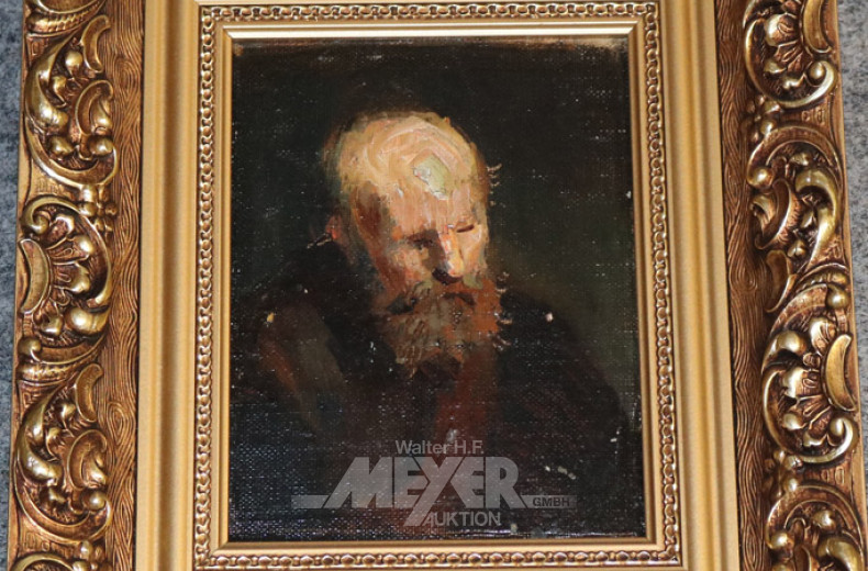 kl. Gemälde ''Herrenportraits''