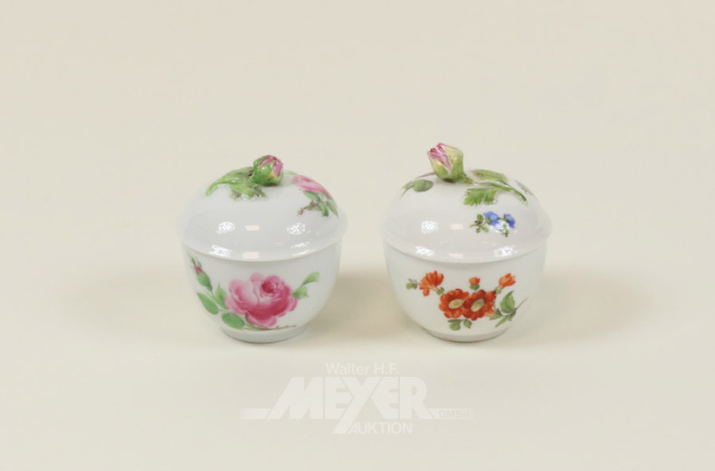 Paar kl. Gewürz-Deckeldöschen