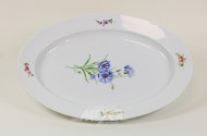 gr. Porzellan-Bratenplatte, MEISSEN,
