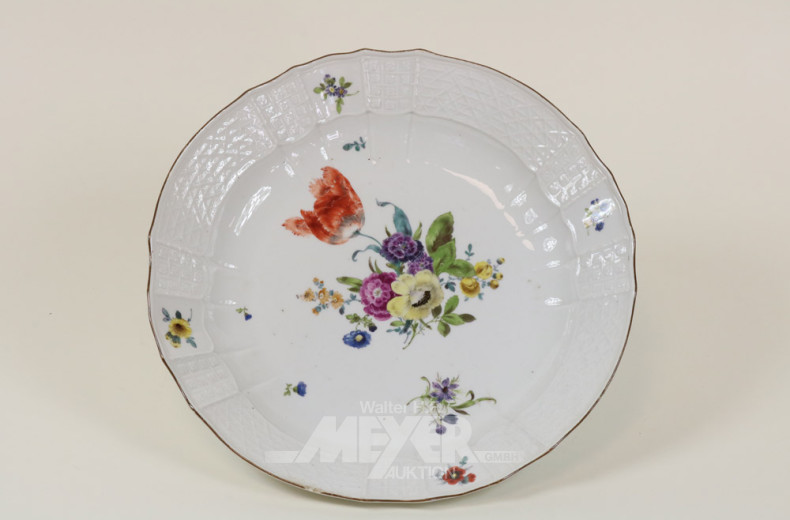 gr. antiker Gemüseteller, MEISSEN,