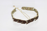 Armband, Silber mit Granaten