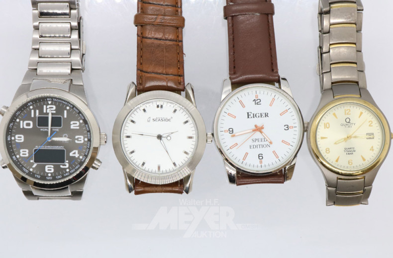 11 Damen- und Herrenarmbanduhren