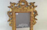 3 div. Spiegel, goldfarbige Holzrahmen
