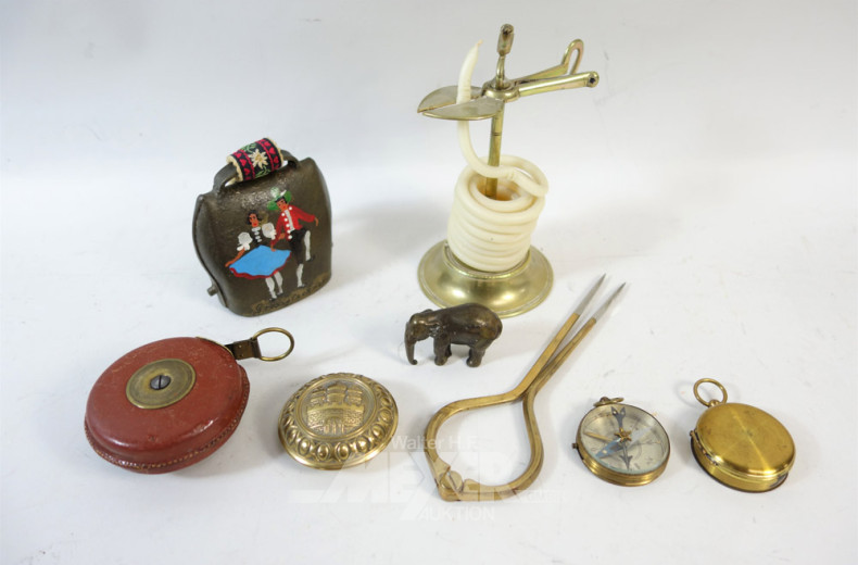 Posten Metall-Dekorationen: