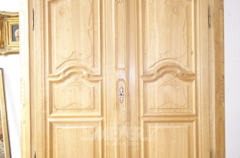 Barock-Stil Garderobenschrank, Eiche