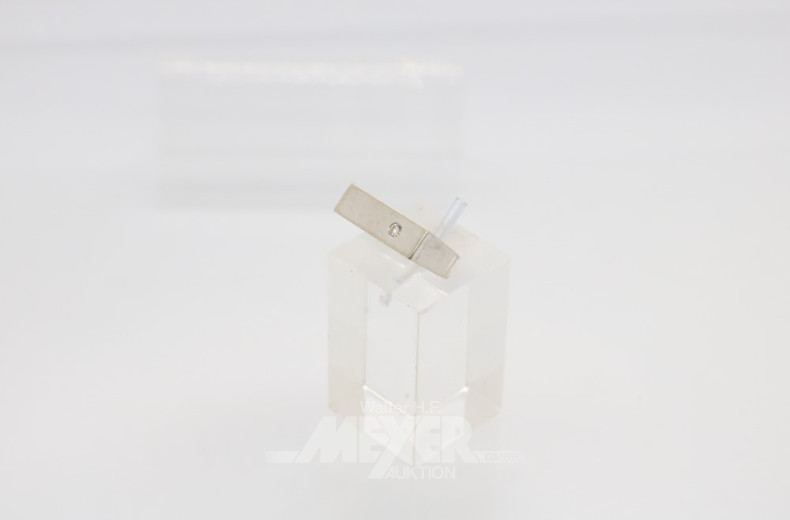 Damenring, 750er WG, besetzt mit