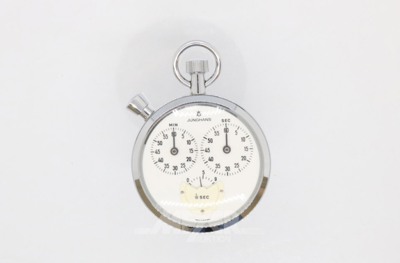 Stoppuhr ''JUNGHANS'' mit Gravur