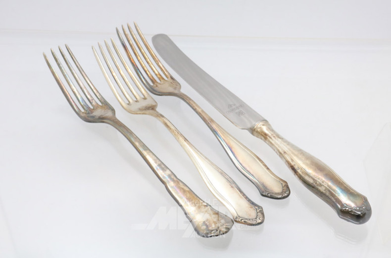 32 Teile Besteckteile, Auflage