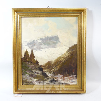 2 Gemälde ''Berglandschaften''