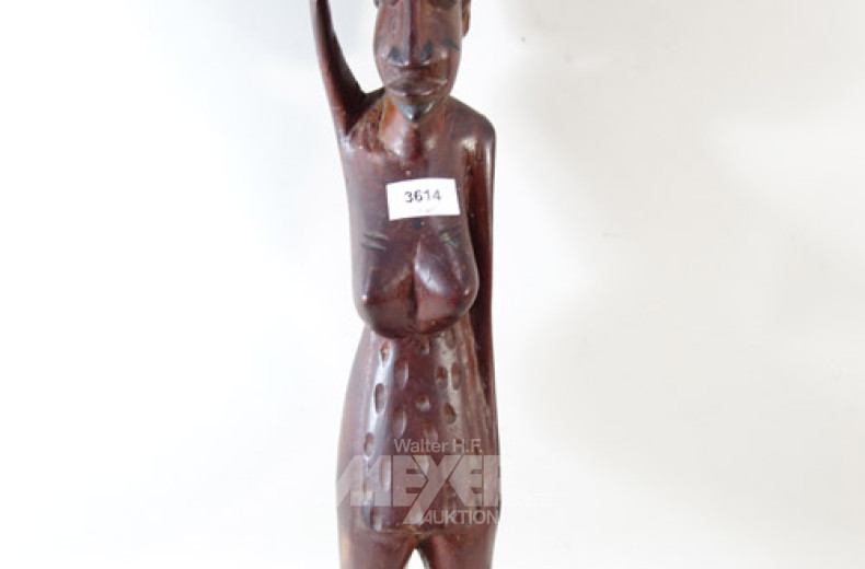 Holz Figur ''Afrikanerin''