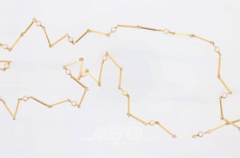 Kette, 750er GG, besetzt mit