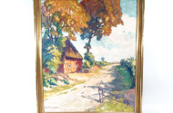 Gemälde ''Bauernhof''