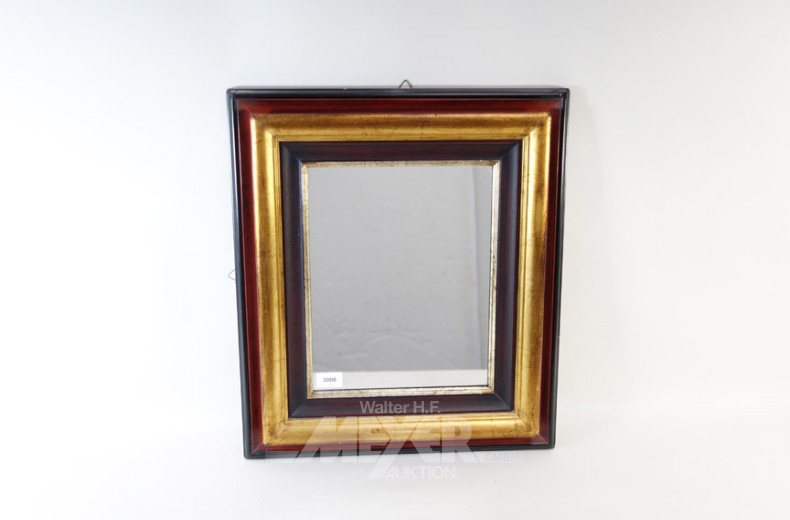 Wandspiegel, 55 x 48 cm, im Holzrahmen