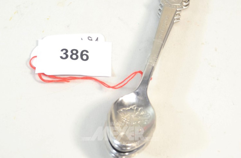 4 Sammellöffel ''ROLEX/BUCHERER''