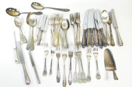 Posten versch. Besteckteile, versilbert