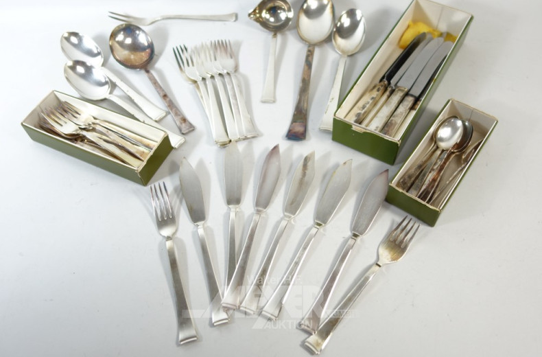 Posten Besteckteile WMF, ca. 45 Teile