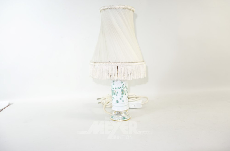 kl. Porzellan-Vasenlampe MEISSEN,
