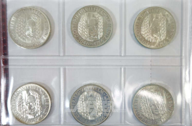 kl. Album mit 31 5DM-Gedenk-Münzen: