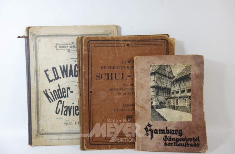 Posten versch. Blätter und Mappen: