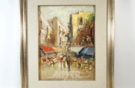 Gemälde ''Markttag''