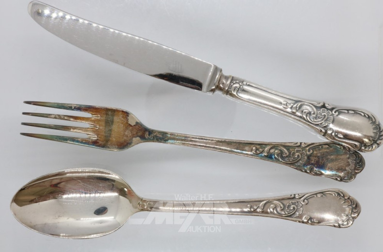 Besteck, Auflage, für 6 Personen