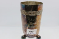 Pokal-Vase, 800er Silber