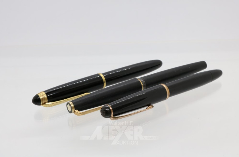 8 versch. Stifte und Füller, u.a.