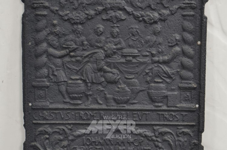 Kaminplatte Gusseisen