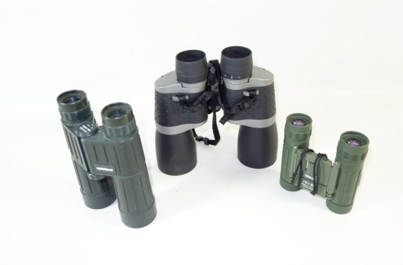 3 versch. Ferngläser, TASCO 20x50,