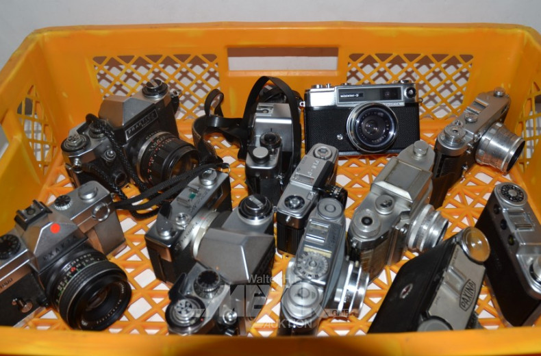 Posten versch. Kameras, ca. 18 Stück