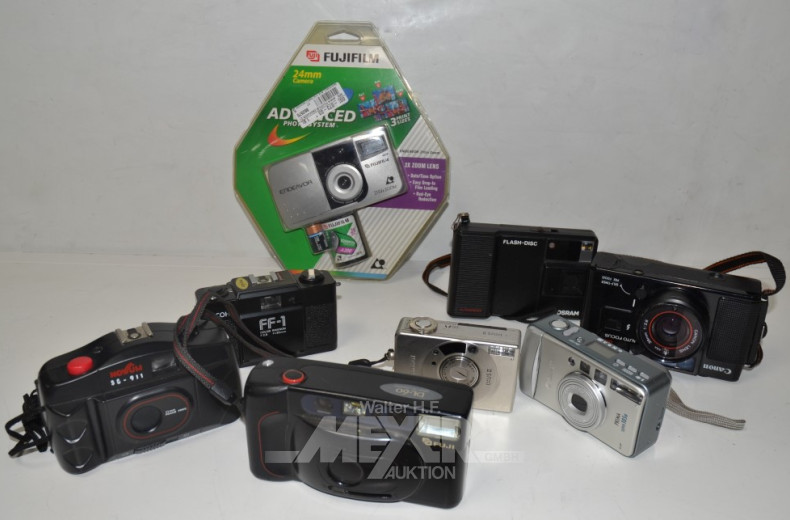 Posten versch. Kompaktkameras,