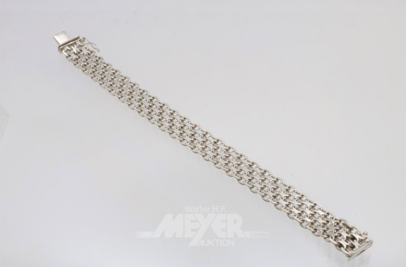 Armband, 585er WG, ca. 27 g