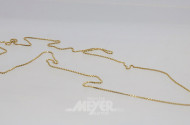 dünne Halskette, 750er GG, ca. 6 g