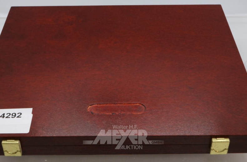 Kassette mit 7 Gedenkmünzen, Barren