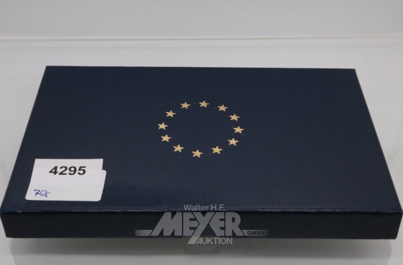 Schachtel mit 7 Gedenkprägungen
