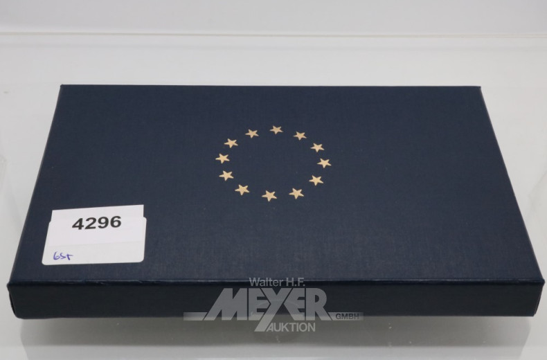 Schachtel mit 6 Sonderprägungen,