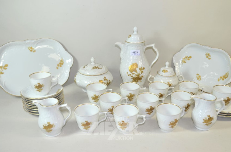 Porzellan Kaffee- u. Speiseservice