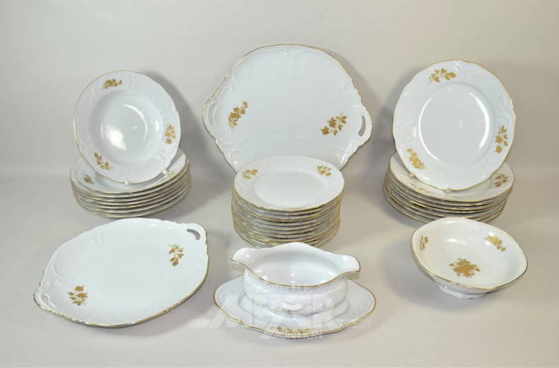 Porzellan Kaffee- u. Speiseservice