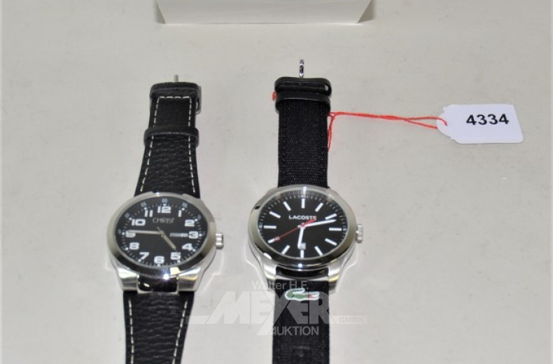 2 Herren-Armbanduhren