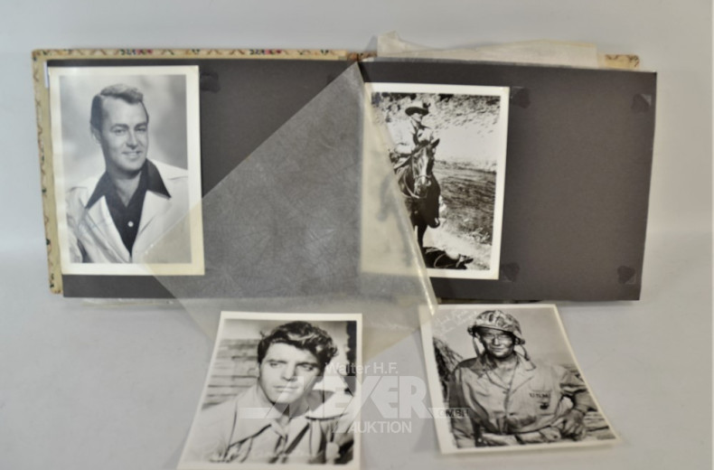 Album mit div. Autogrammkarten und Fotos
