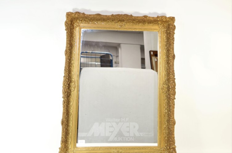 Wandspiegel, 68 x 48 cm, Holzrahmen