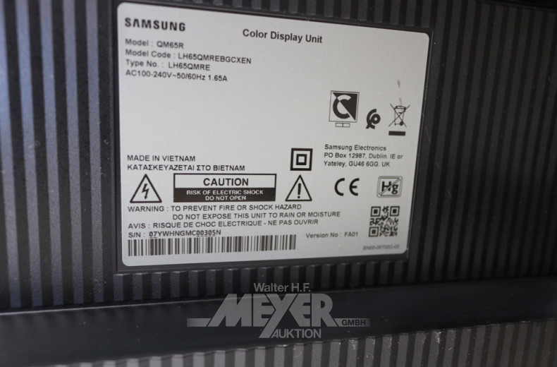 Monitor SAMSUNG QM65R