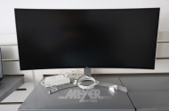 Curved-Monitor LG, weiß