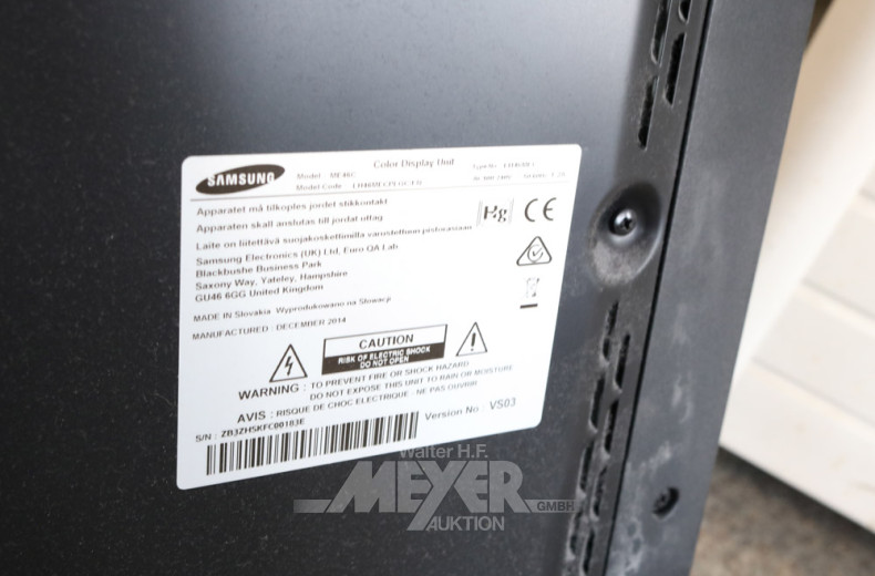 LED-Monitor SAMSUNG, schwarz