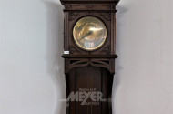 Jugendstil-Standuhr, Eiche, um 1910/20,