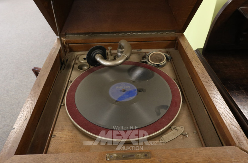 Grammophon, Eichengehäuse,