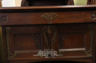 kl. Jugendstil-Anrichte, Eiche, um 1910,