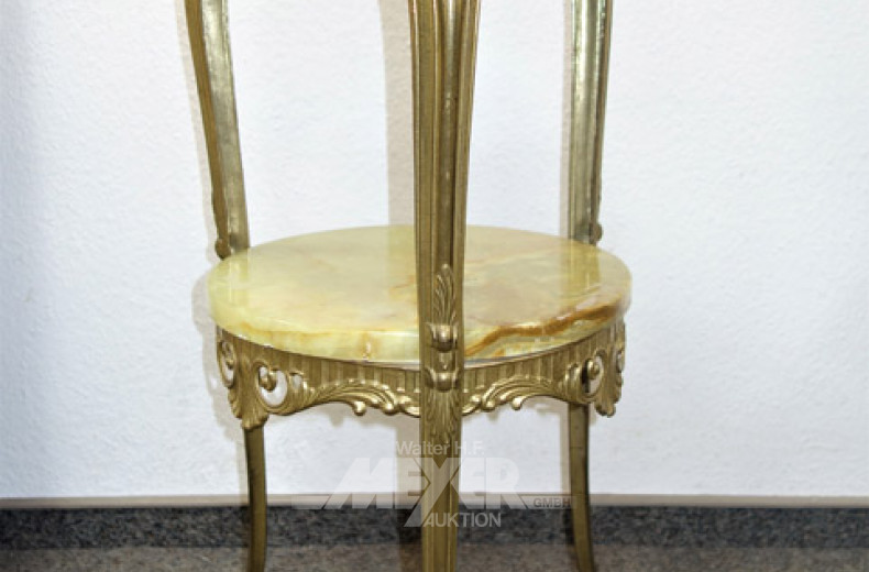 Blumentisch 2 Etagen, mit Marmorplatten,