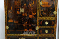 Kabinett-Schrank, Asia-Dekor,